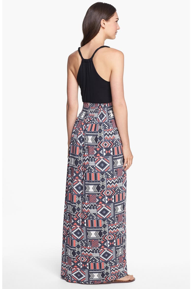 Printed Maxi Dress (Nordstrom Exclusive), Alternate, color, TRIBAL PRINT