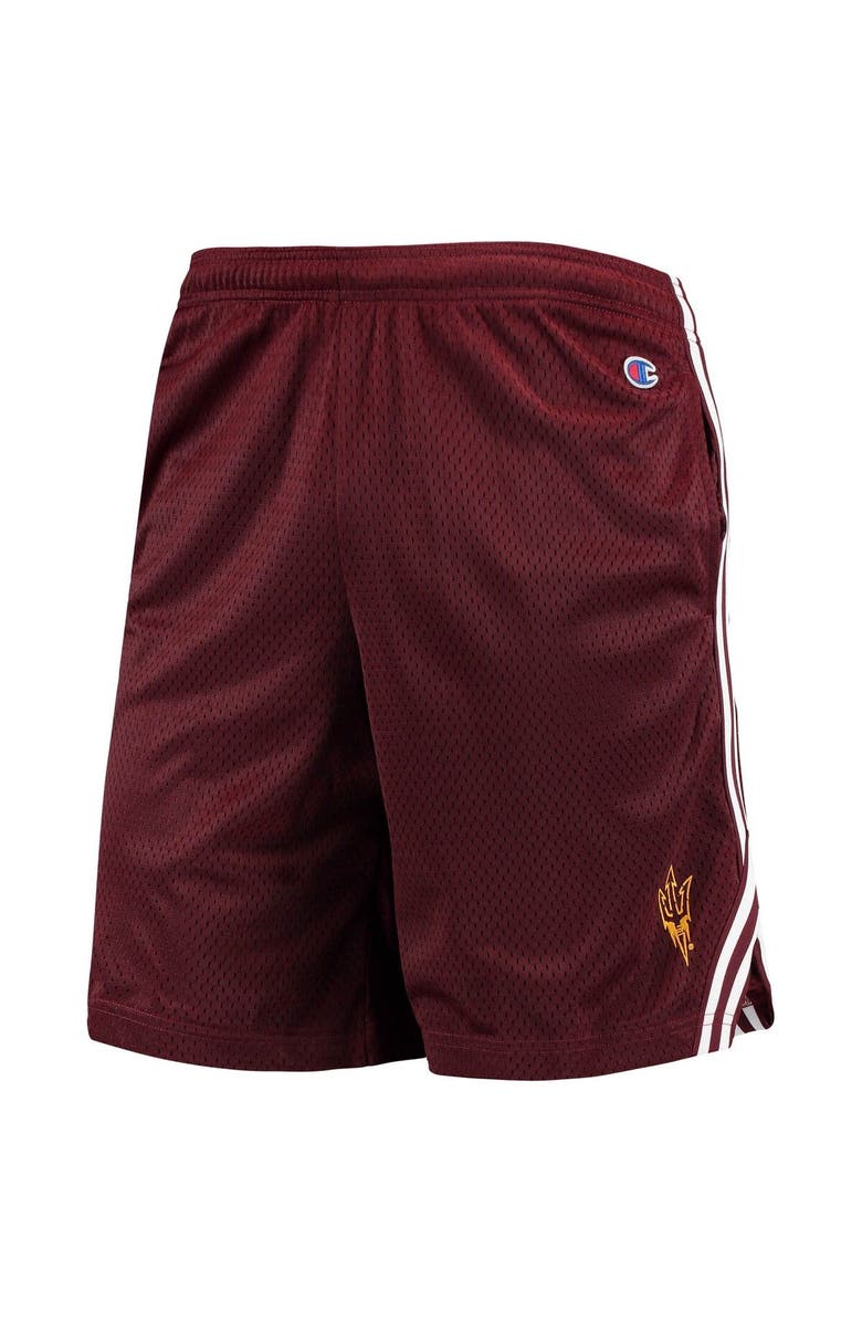 Champion Men's Champion Maroon Arizona State Sun Devils Team Lacrosse Shorts, Alternate, color,