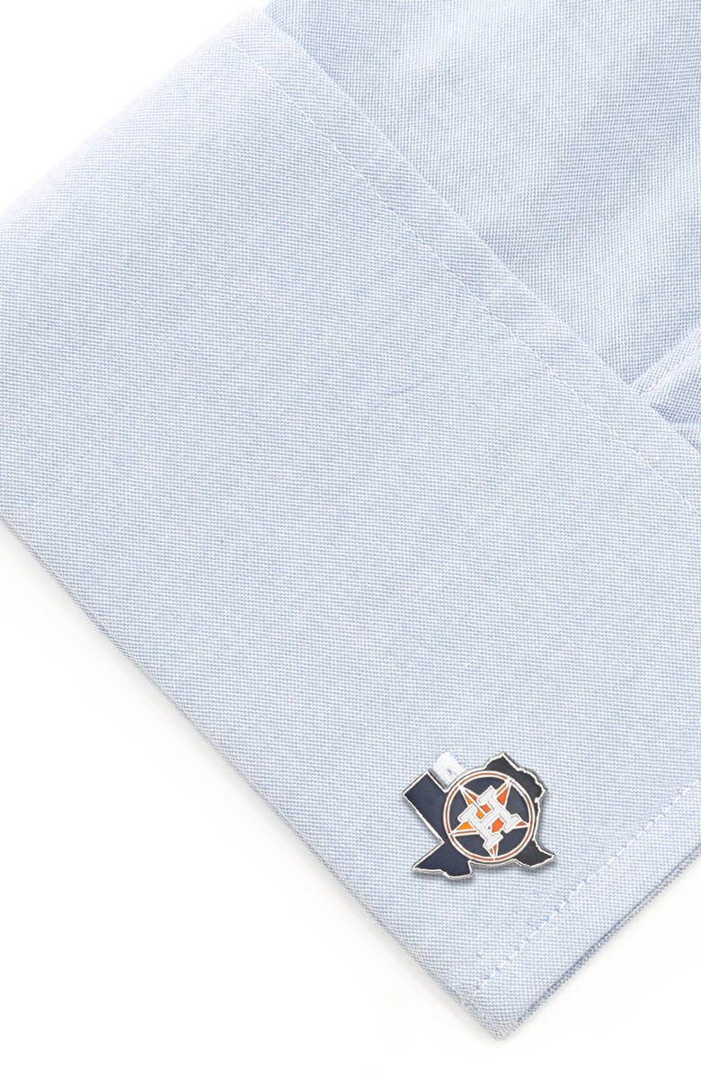 Cufflinks, Inc. MLB Houston Astros Cuff Links, Alternate, color, Houston Astros State Shaped