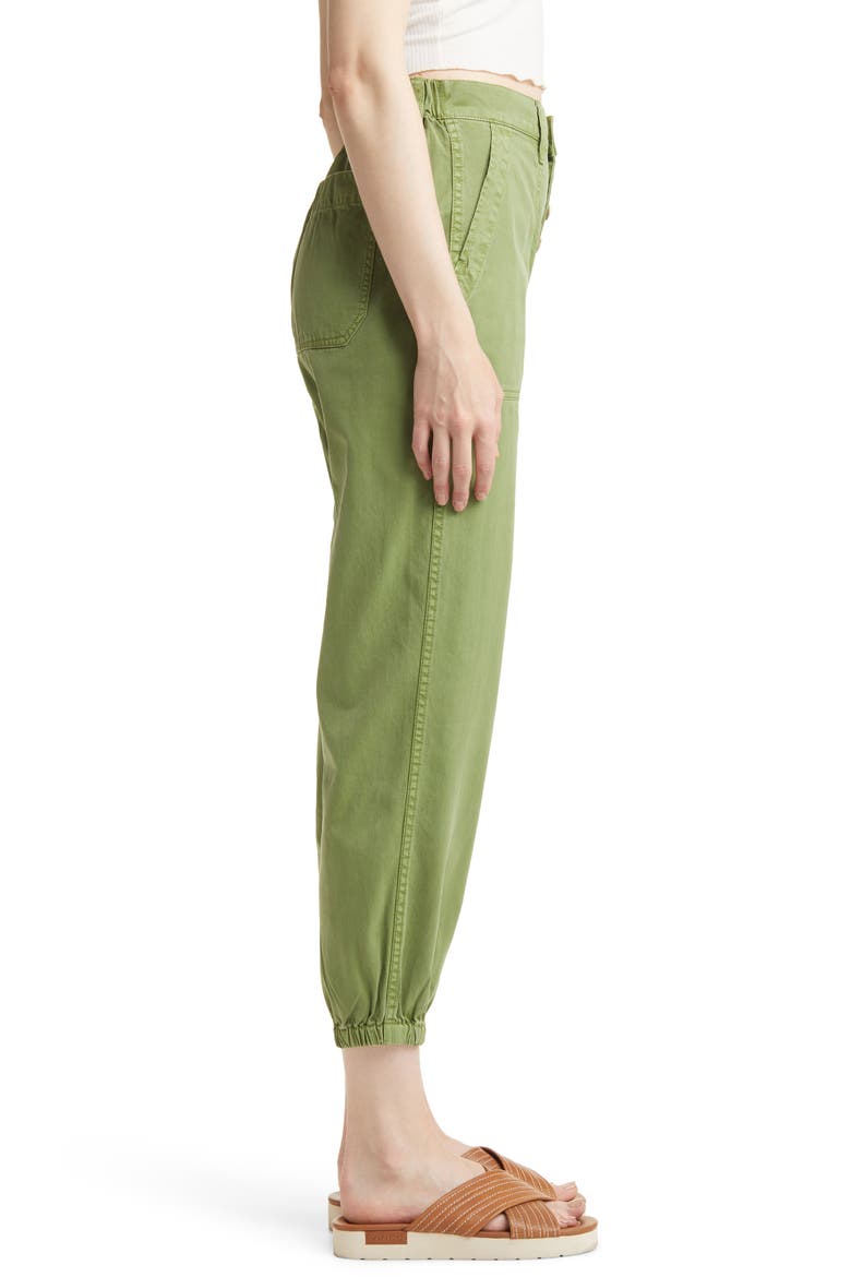 Griff Twill Joggers, Alternate, color, FADED FERN