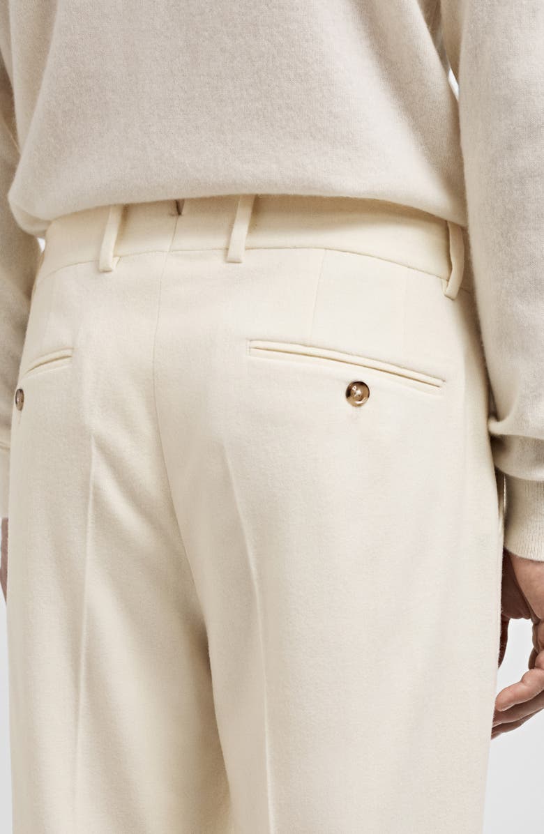 MANGO Slim Fit Wool Blend Dress Pants, Alternate, color,