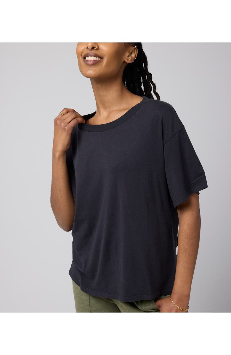 Known Supply Women's Relaxed Tee, Main, color, Washed Black
