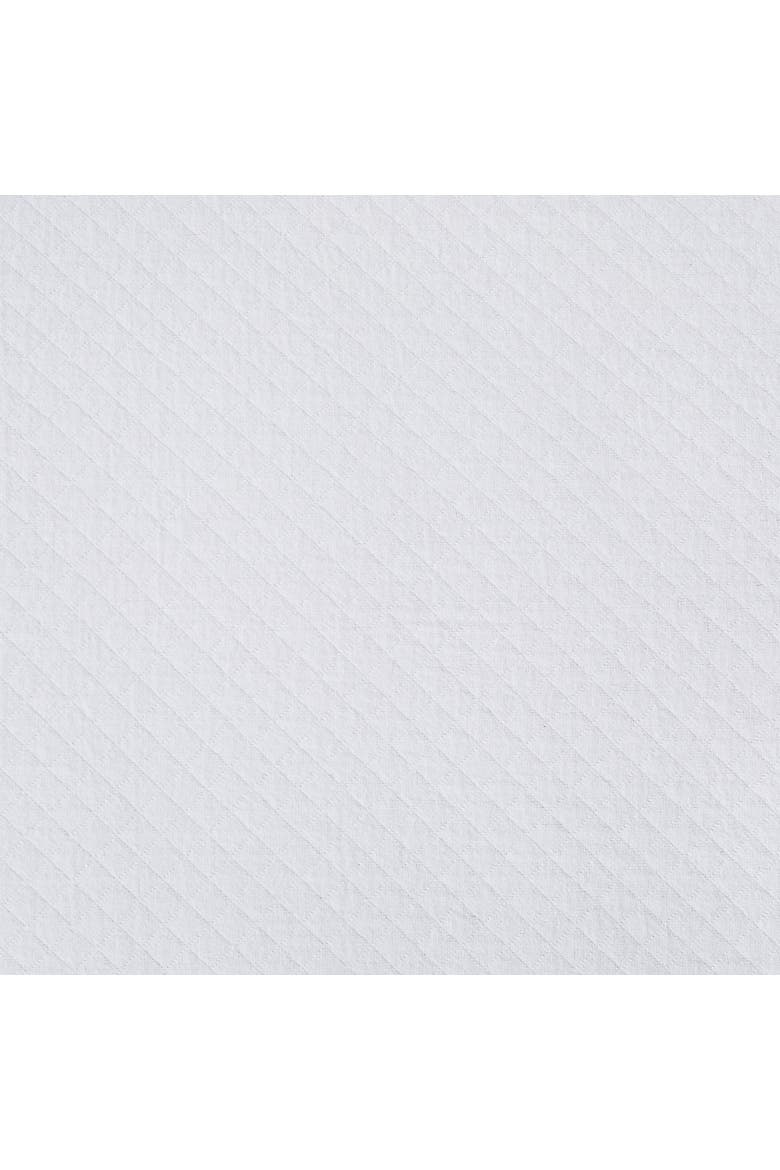 Diamond Matelassé Bedding Quilt Collection, Alternate, color, Silver