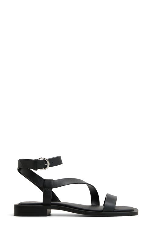 Shop Aldo Grugar Ankle Strap Sandal In Charcoal