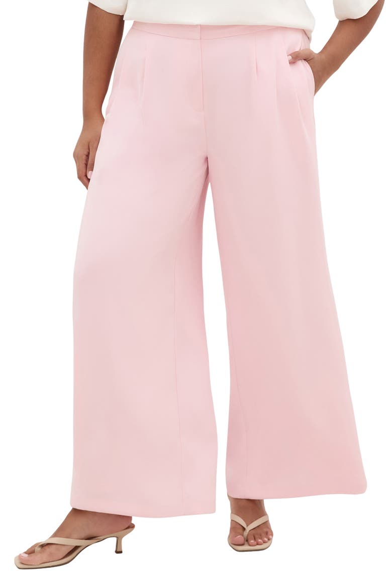 Holly Wide Leg Pants, Main, color, SOFT PINK