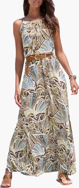 LASCANA Women's Print Maxi Dress