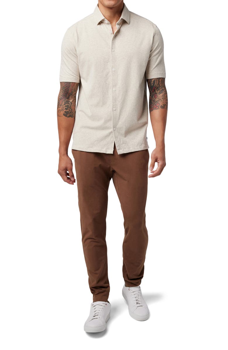 Good Man Brand On-Point Regular Fit Short Sleeve Button-Down Shirt, Alternate, color, 