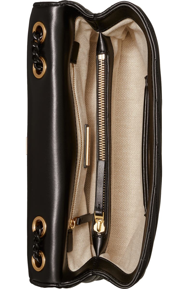 Tory Burch Kira Chevron Powder Coated Convertible Shoulder Bag, Alternate, color,