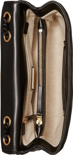 Tory Burch Kira Chevron Powder Coated Convertible Shoulder