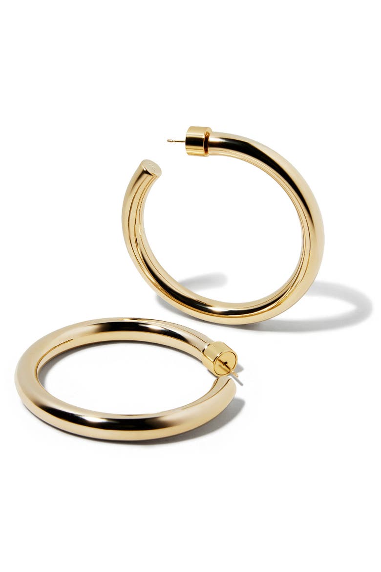 Natasha Baby Hoops, 1.5-Inch, Alternate, color, GOLD