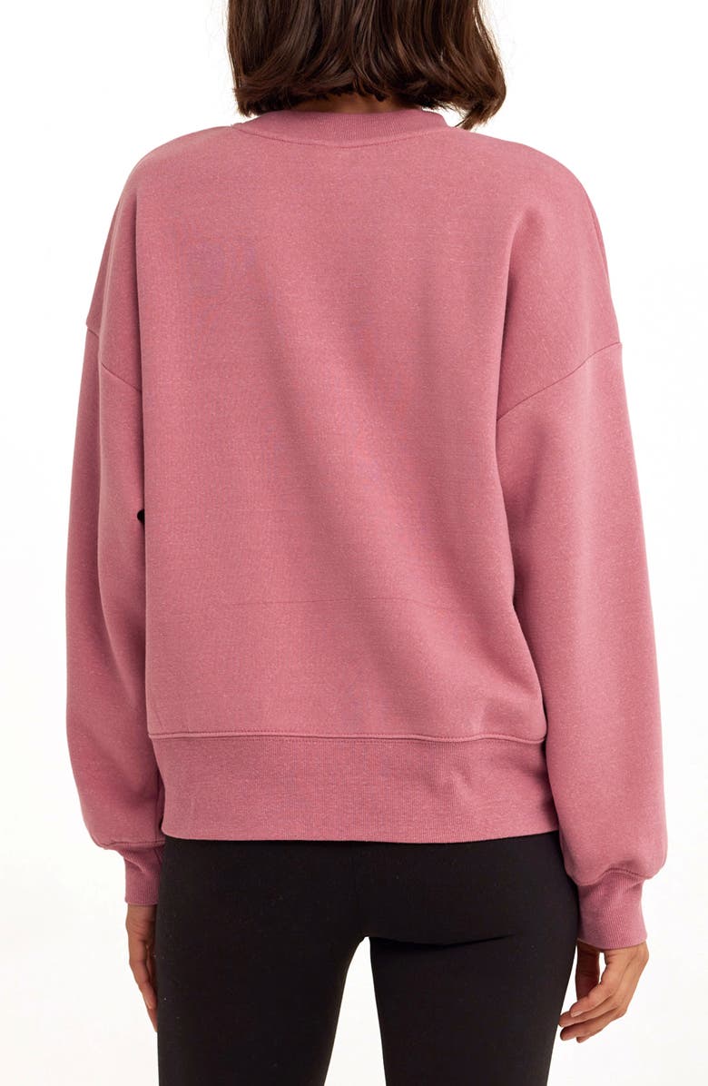 Threads 4 Thought Blaise Triblend Fleece Sweatshirt, Alternate, color, Wild Rose