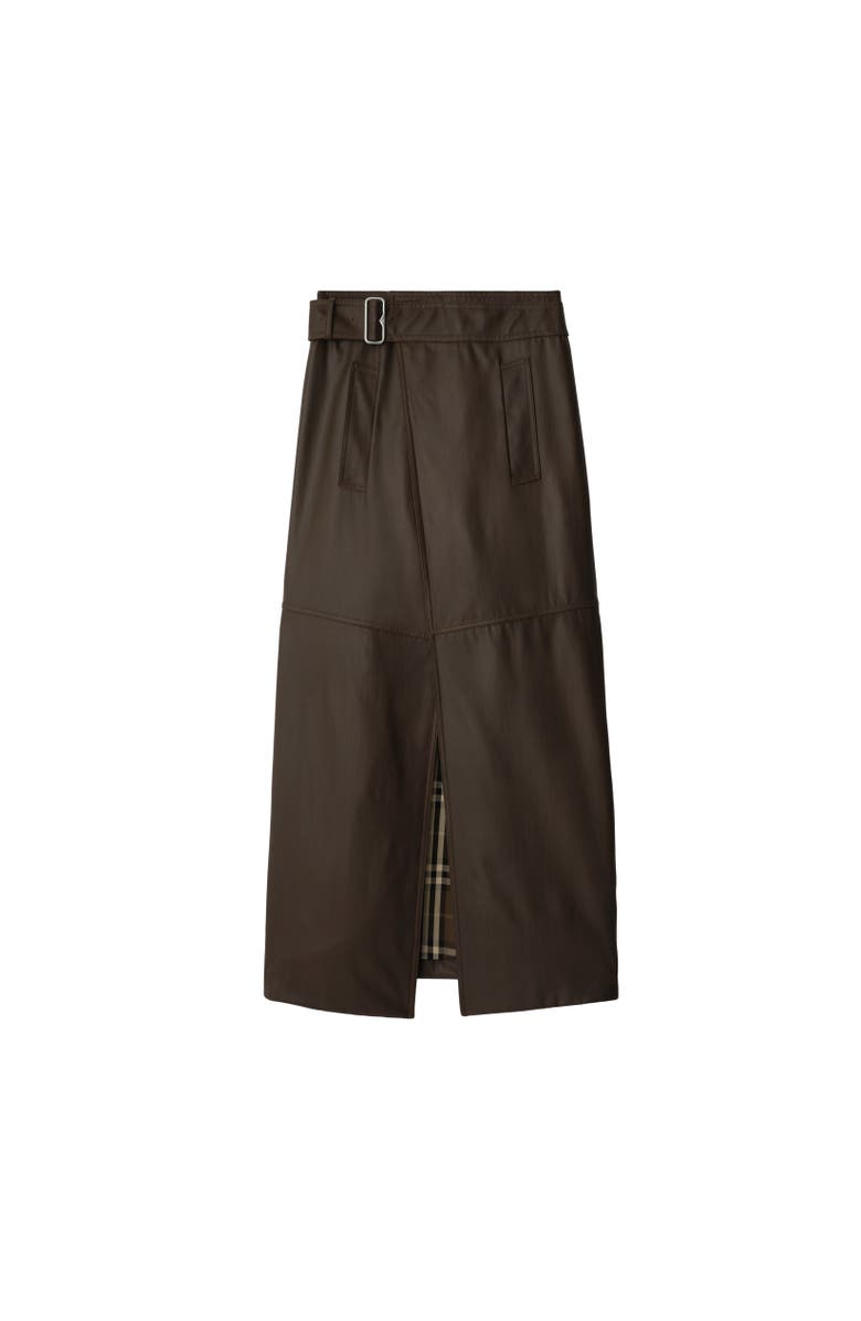 Burberry Wool Blend Maxi Skirt, Alternate, color, 
