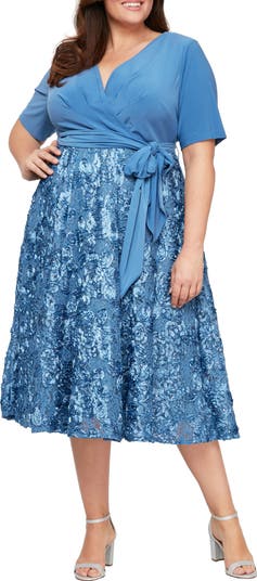 knee length dresses for ladies Alex Evenings