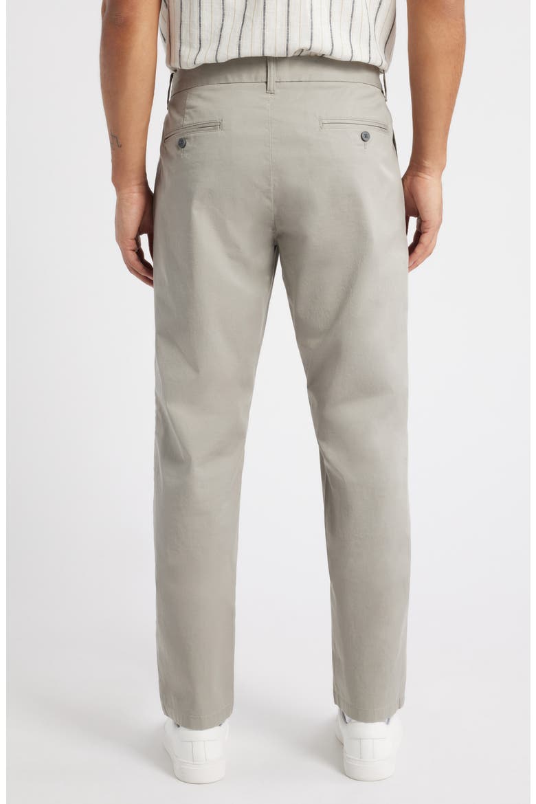 Slim Straight Stretch Cotton Twill Chinos, Alternate, color, GREY EARL