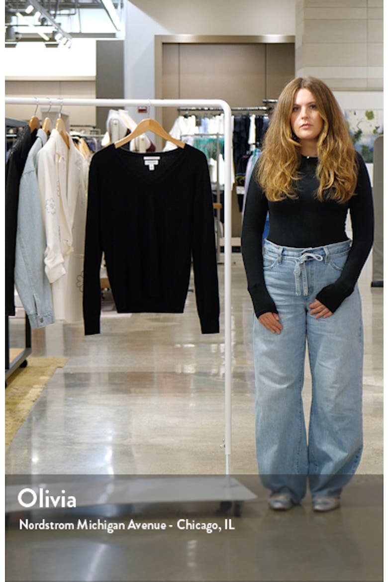 Cashmere V-Neck Sweater video