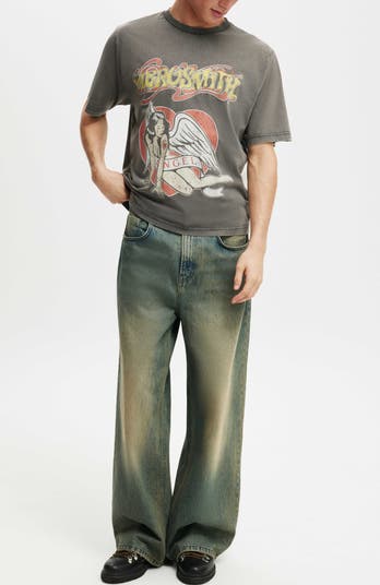 Men's Cropped Fit Music T-Shirt