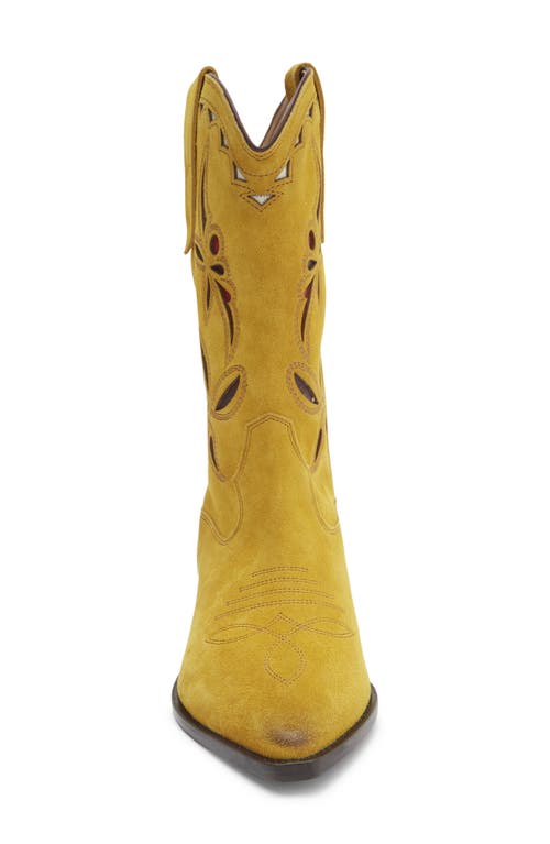 Isabel Marant Duerto Western Boot In Orange