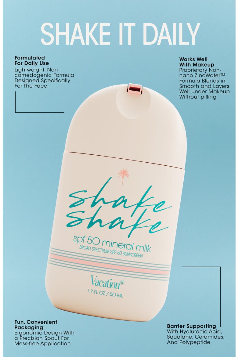Shake Shake Mineral Milk SPF 50 Sunscreen, Alternate, color, NO COLOR