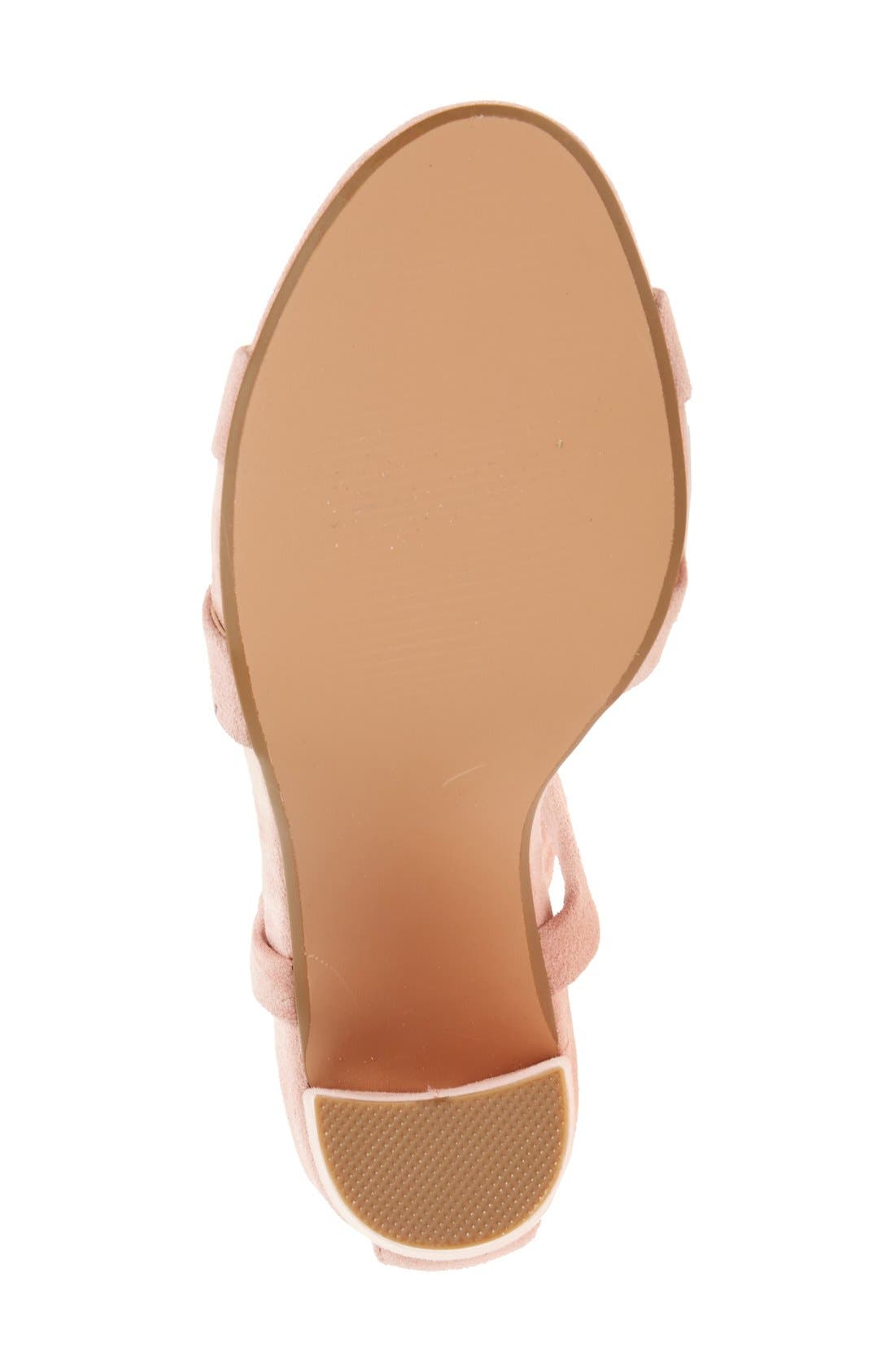 Steve Madden 'Christey' Wraparound Ankle Tie Sandal, Alternate, color, 