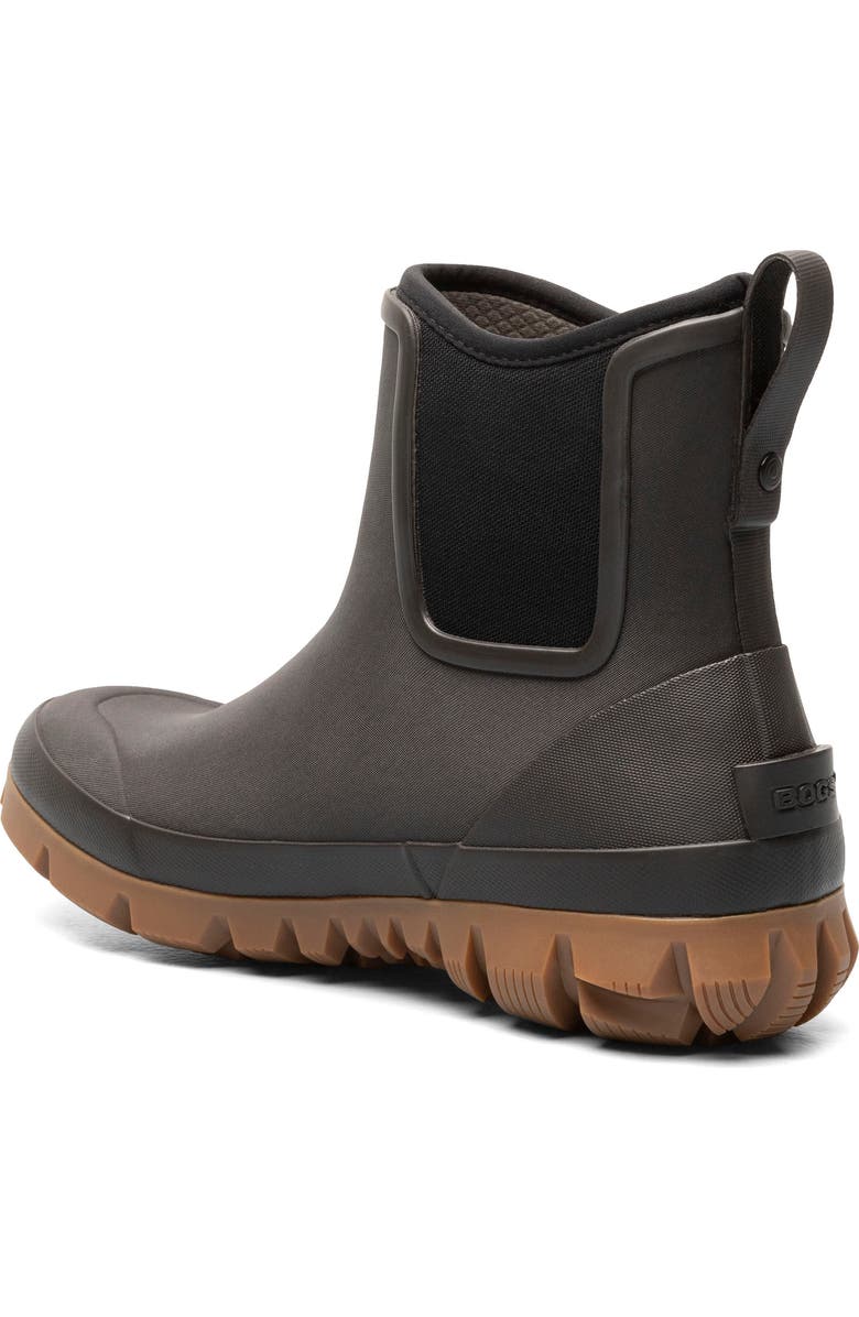Bogs Arcata Waterproof Chelsea Boot, Alternate, color, Dark Brown