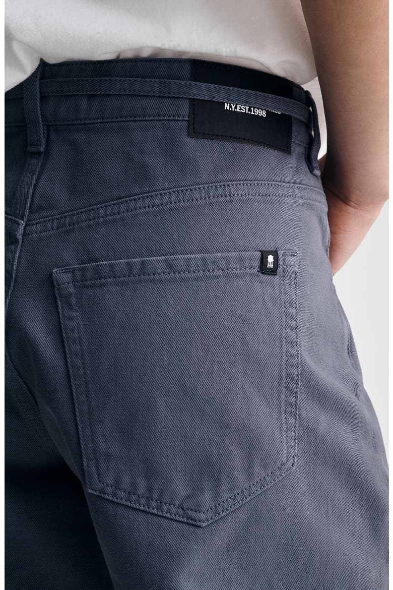 Morgan Belted Denim Shorts, Alternate, color, FOLKSTONE COLORED DE
