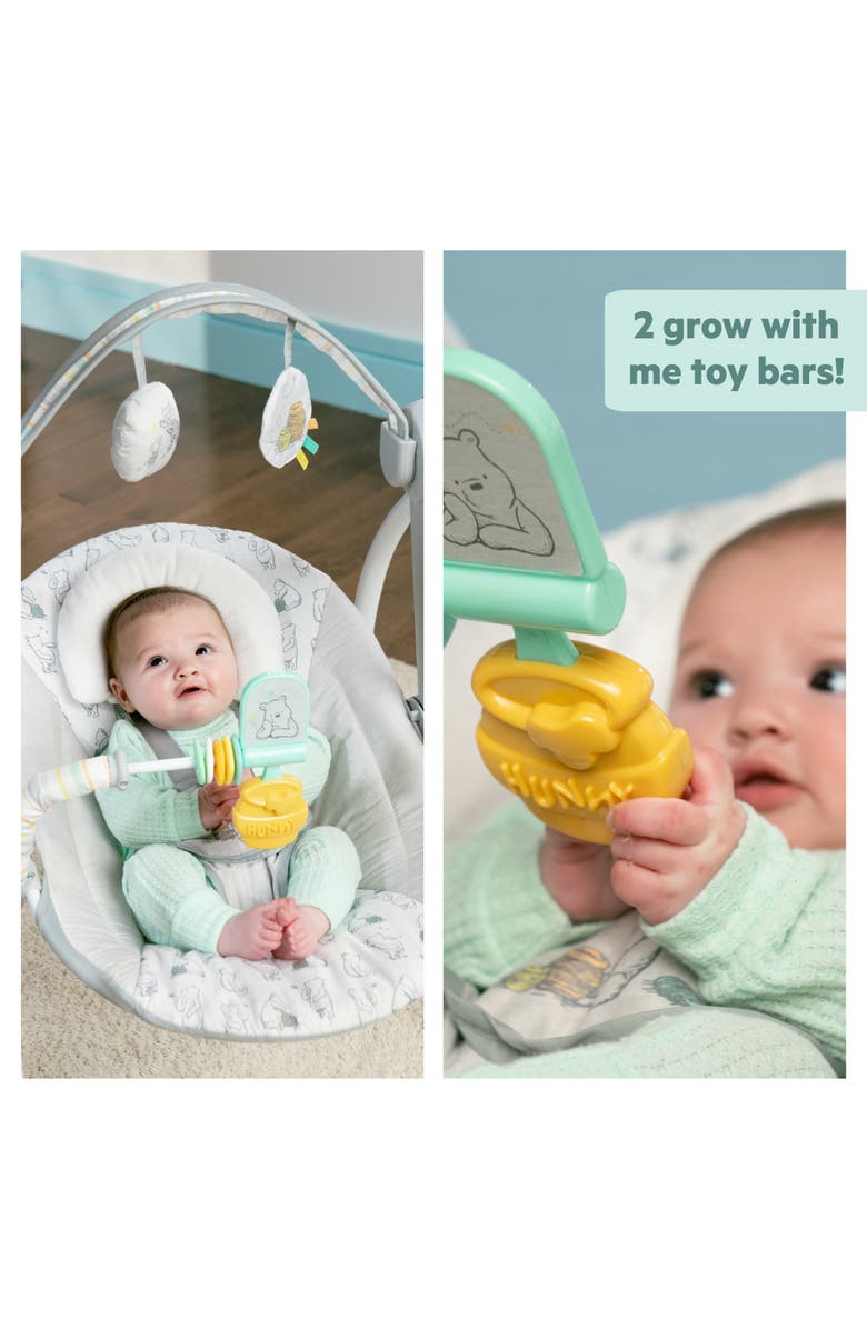 BRIGHT STARTS Disney Baby Winnie the Pooh Milestone Swing, Alternate, color, Grey