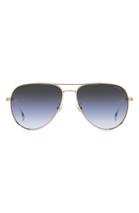 60mm Gradient Pilot Sunglasses