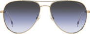 Carrera Eyewear 60mm Gradient Pilot Sunglasses