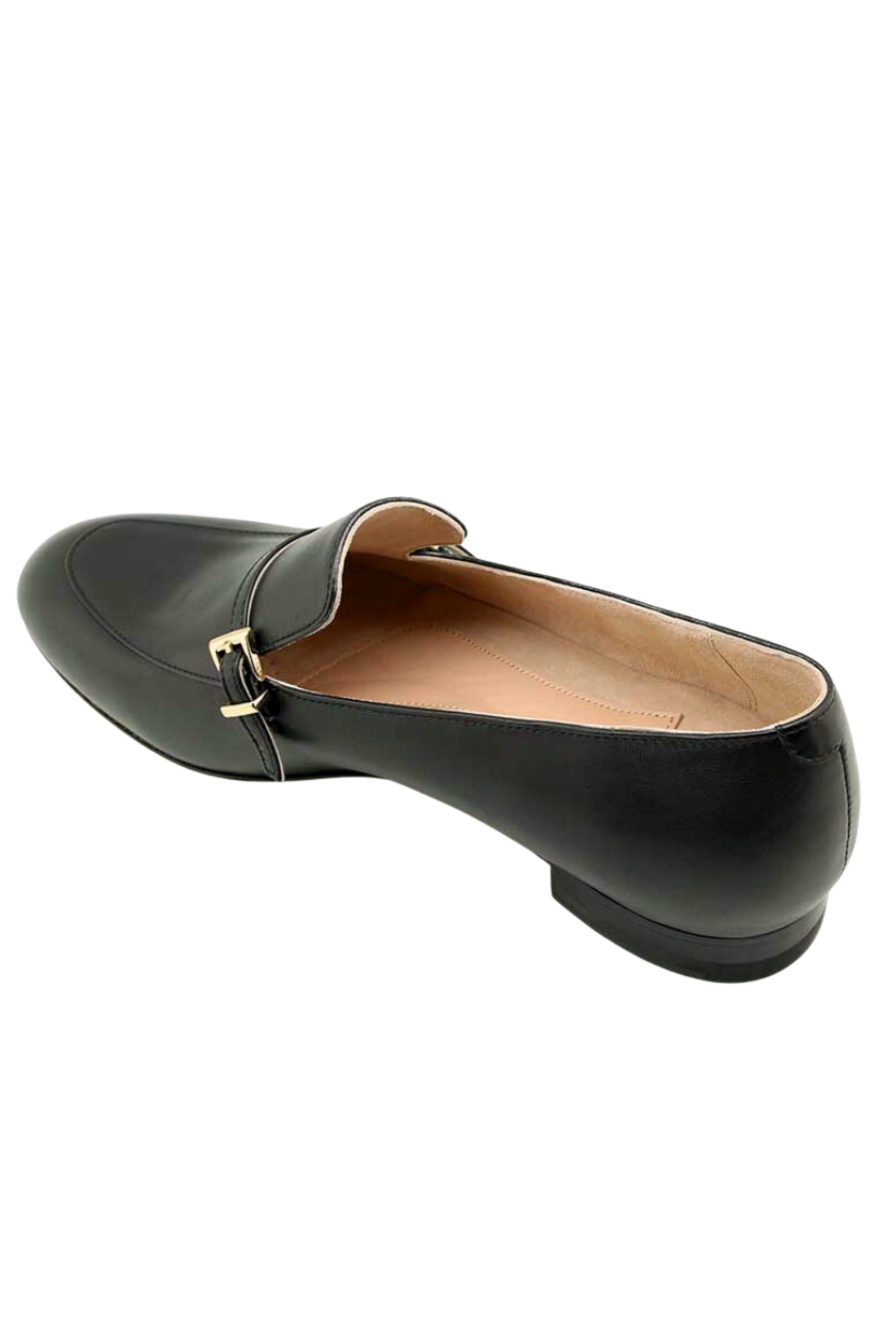 ALLY Shoes City Loafer, Alternate, color, Black Calf Leather