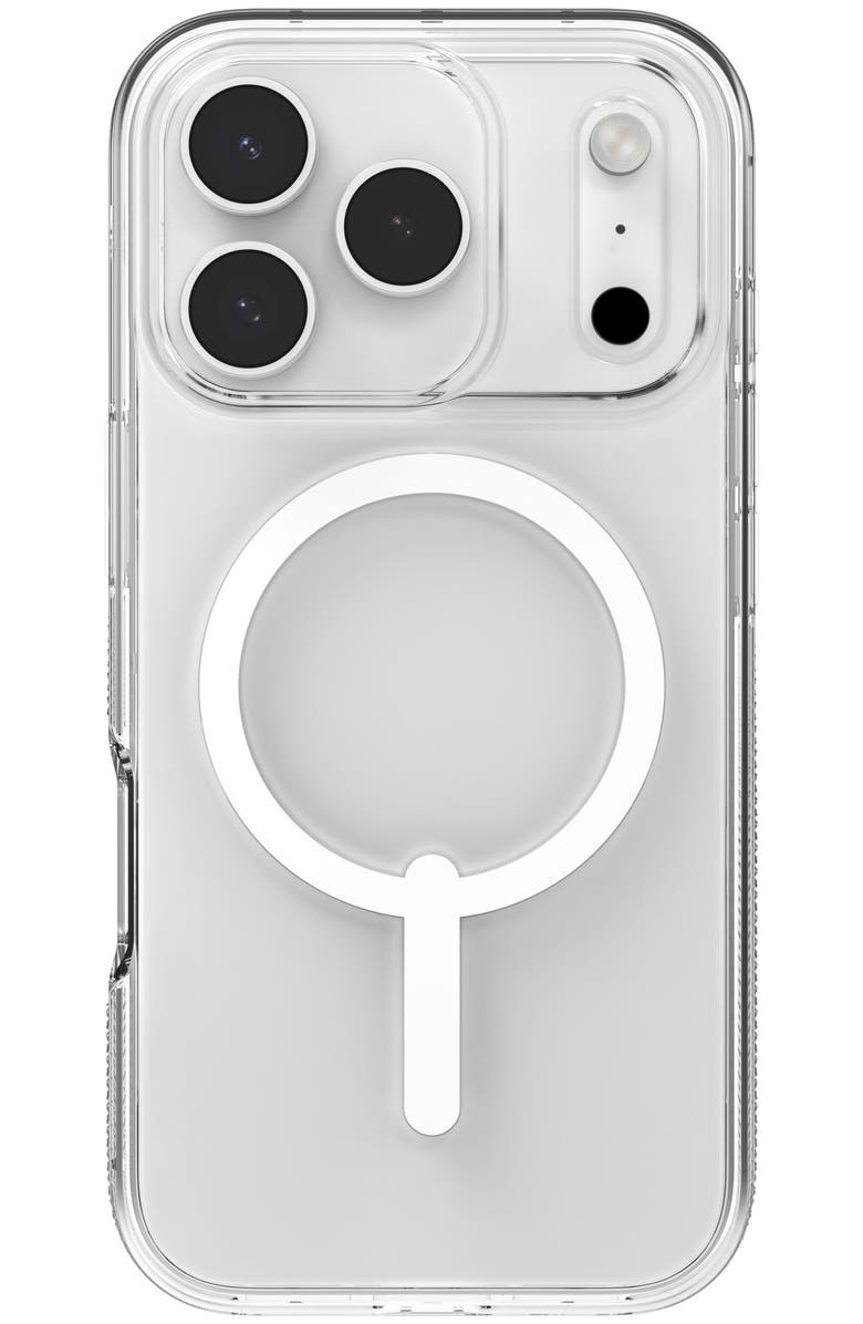 ZAGG Crystal Palace Snap MagSafe Case with Kickstand for Apple iPhone 17 Pro, Alternate, color, Clear