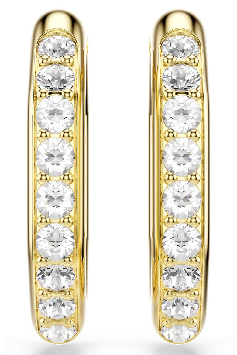 Dextera Crystal Hoop Earrings, Alternate, color, GOLD