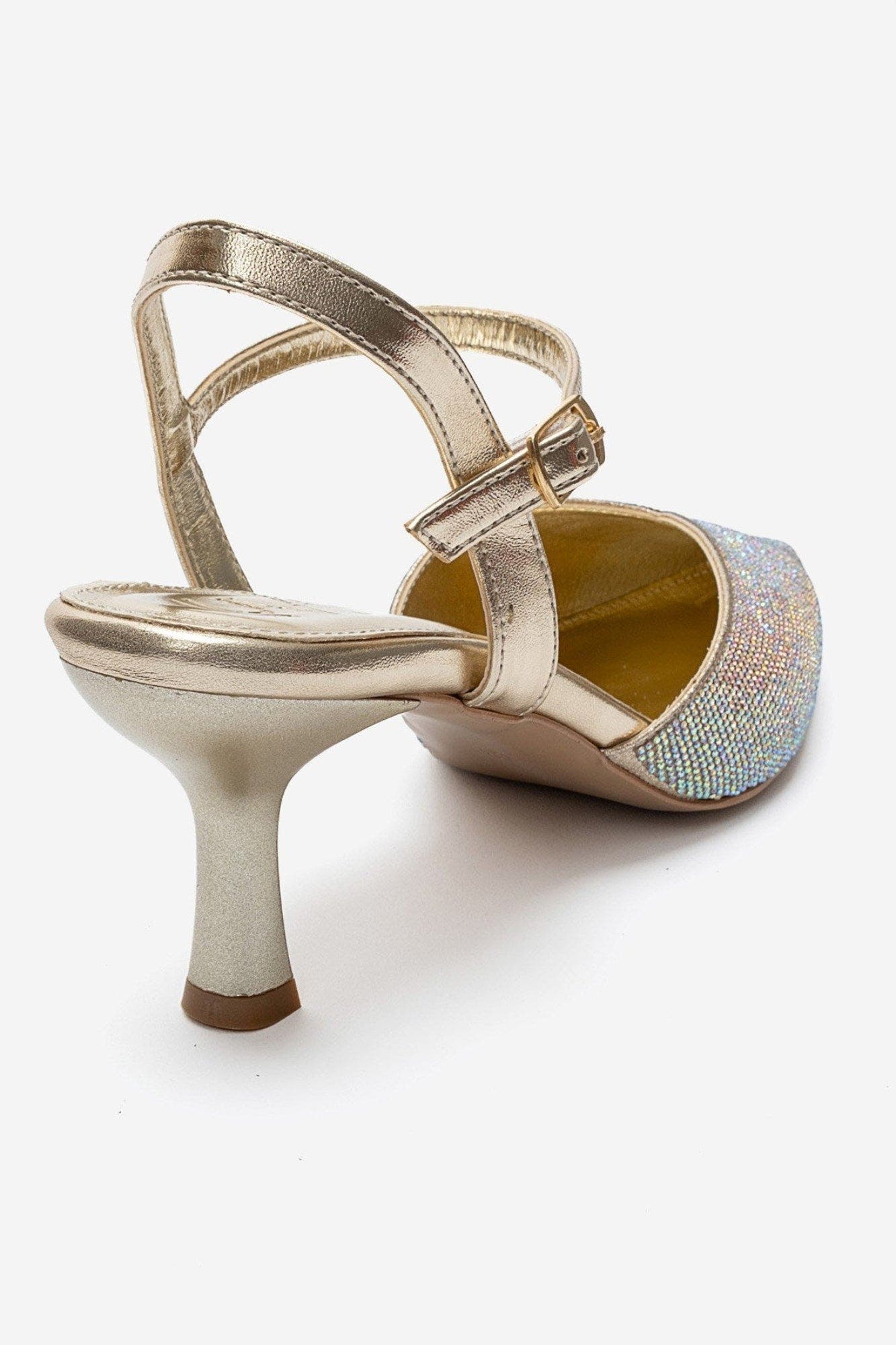 Nivora Stiletto Pump, Alternate, color, Gold Glitter