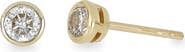 Bony Levy 14K Gold Bezel Diamond Stud Earrings - 0.15 ctw.