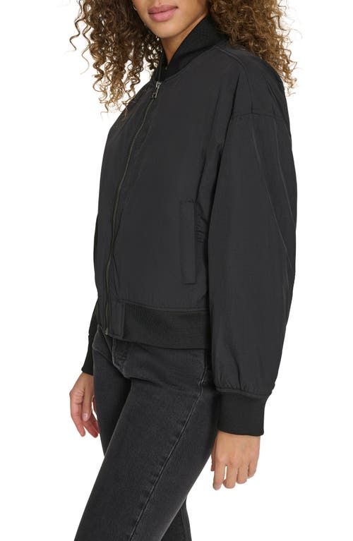 Levi's Relaxed Bomber Jacket In Black