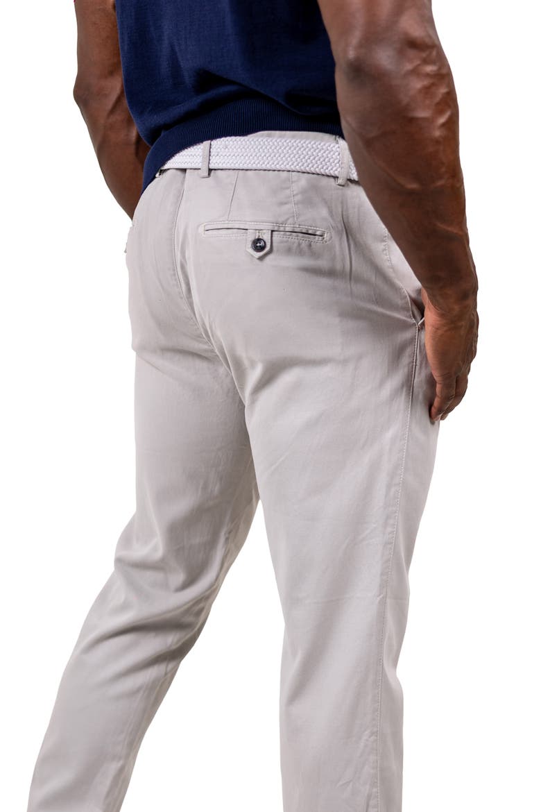 Marthy Cotton Blend Pants, Alternate, color, GREY