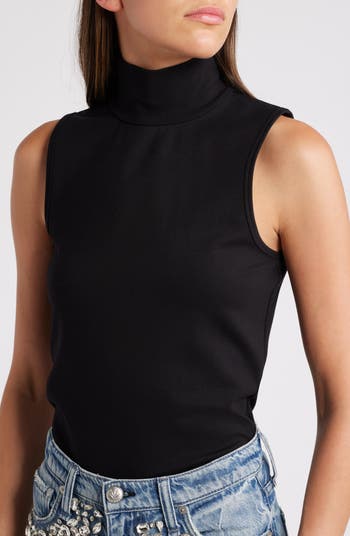 rag & bone Irina Sleeveless Ponte Turtleneck Top | Nordstrom
