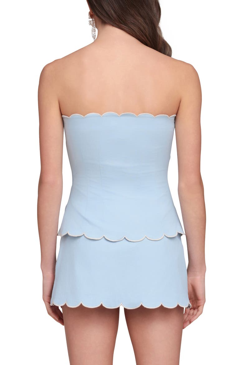 Scallop Edge Tube Top, Alternate, color, SEAFOAM