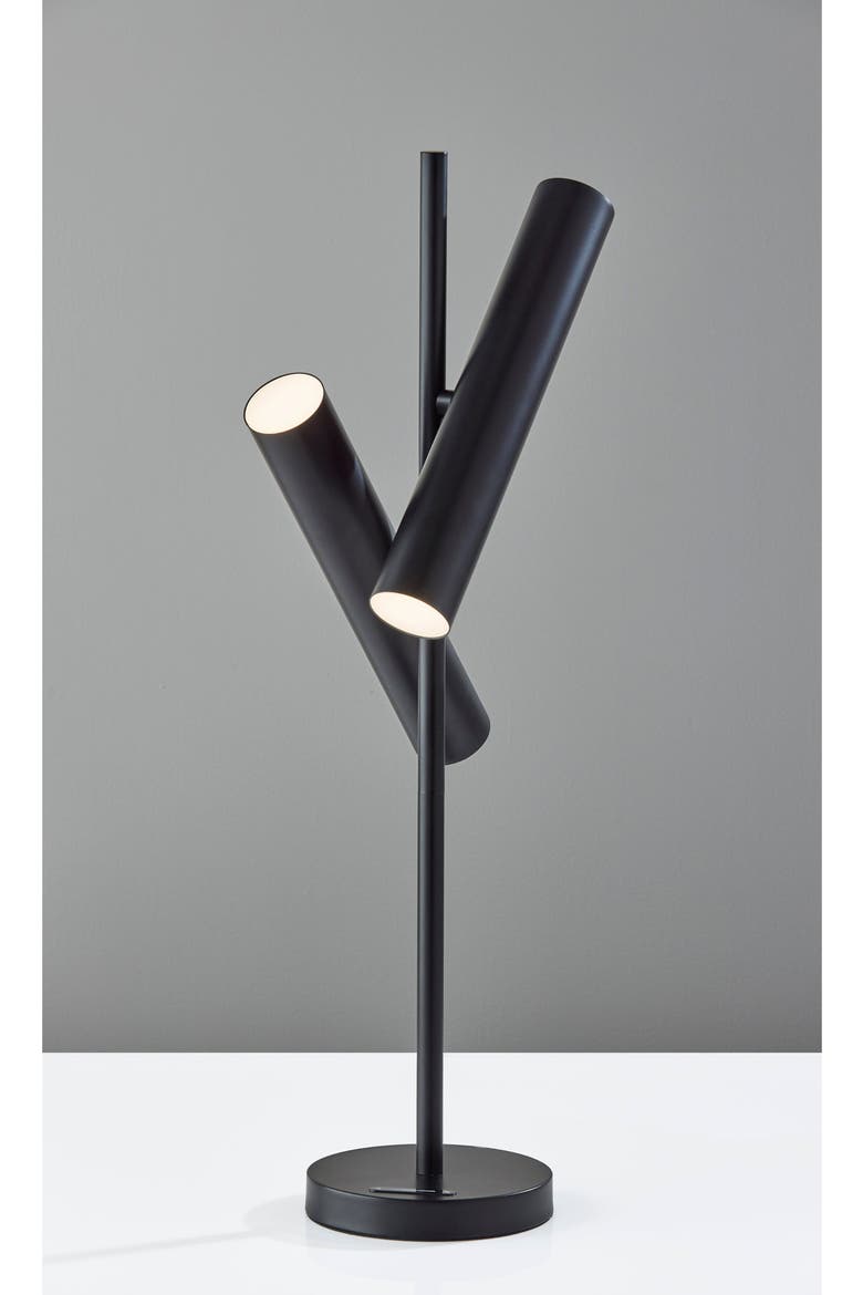Greer LED Table Lamp, Alternate, color, BLACK