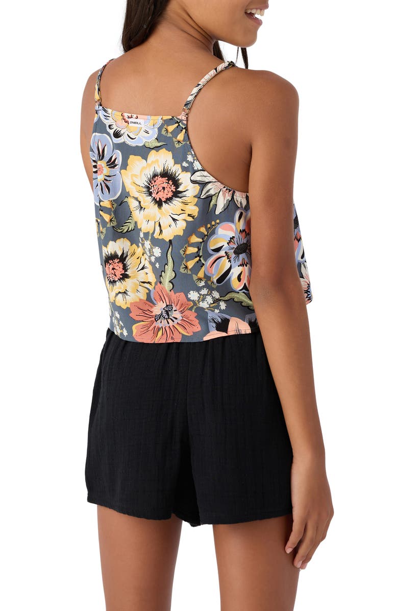 O'Neill Kids' Indyah Floral Crop Camisole, Alternate, color,