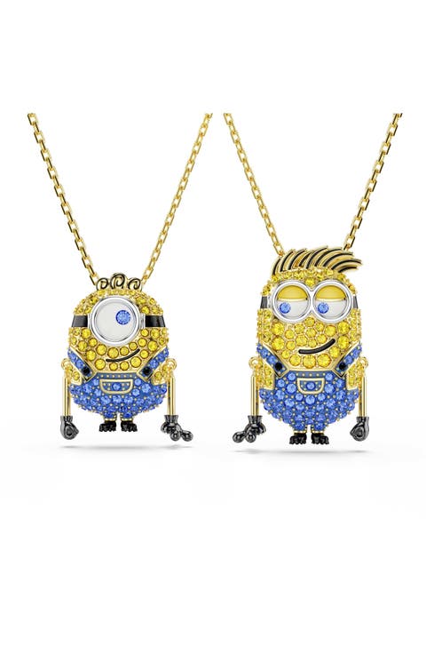 Set of 2 Minion Best Friend Necklaces