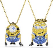 Swarovski Set of 2 Minion Best Friend Necklaces