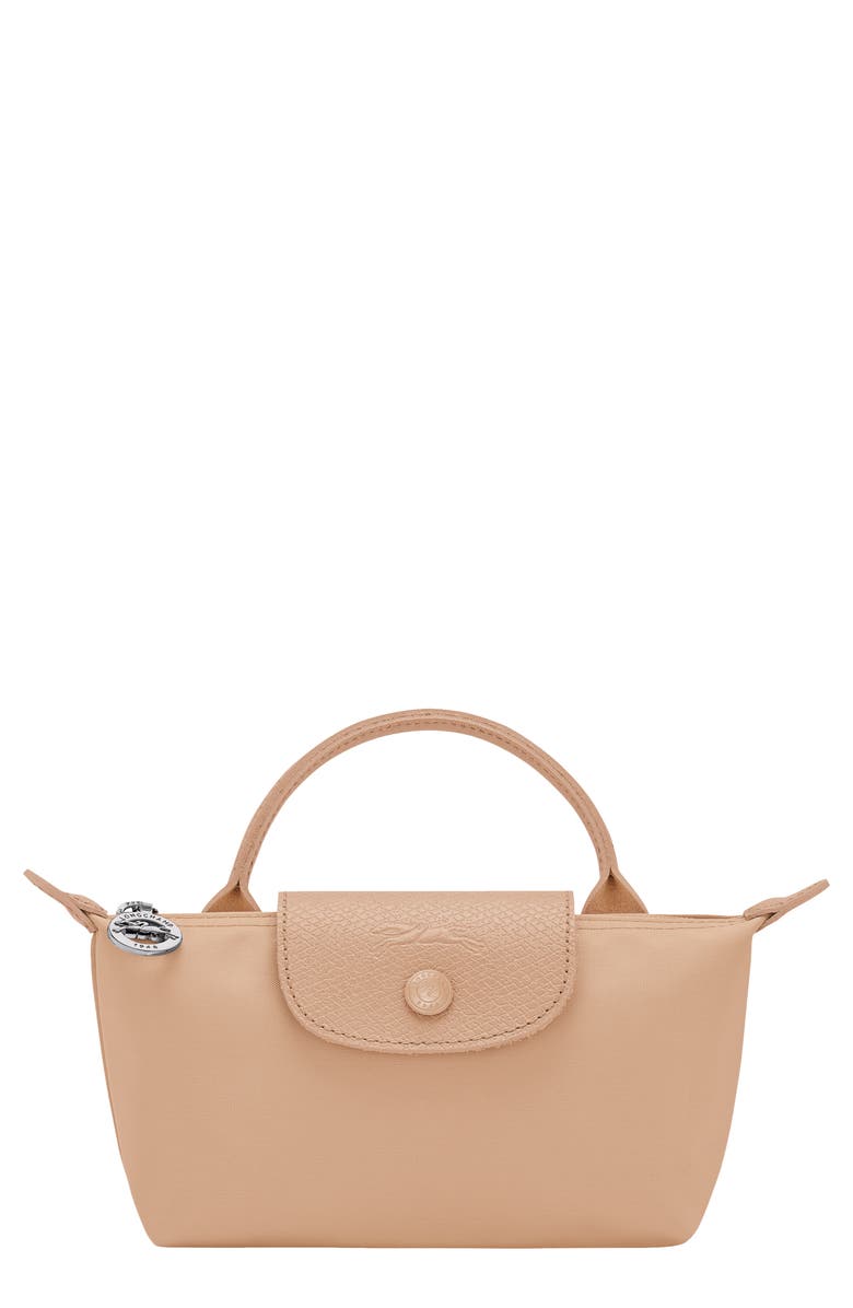 Longchamp Le Pliage One Cosmetic Case, Main, color, Beige
