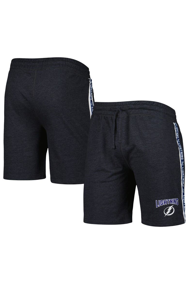 Men's Concepts Sport  Charcoal Tampa Bay Lightning Team Stripe Shorts, Main, color, Charcoal