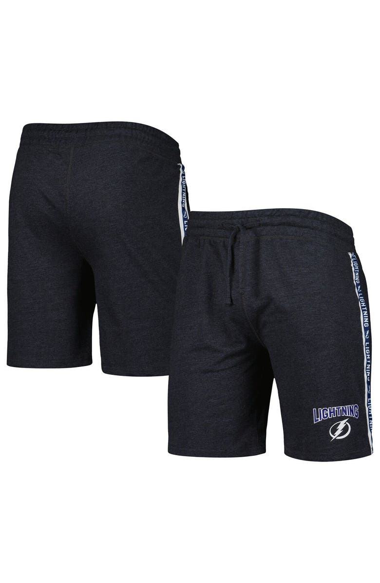 CONCEPTS SPORT Men's Concepts Sport Charcoal Tampa Bay Lightning Team Stripe Shorts, Main, color, Charcoal
