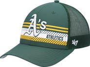 '47 Men's '47 Green Oakland Athletics Cumberland Trucker Snapback Hat