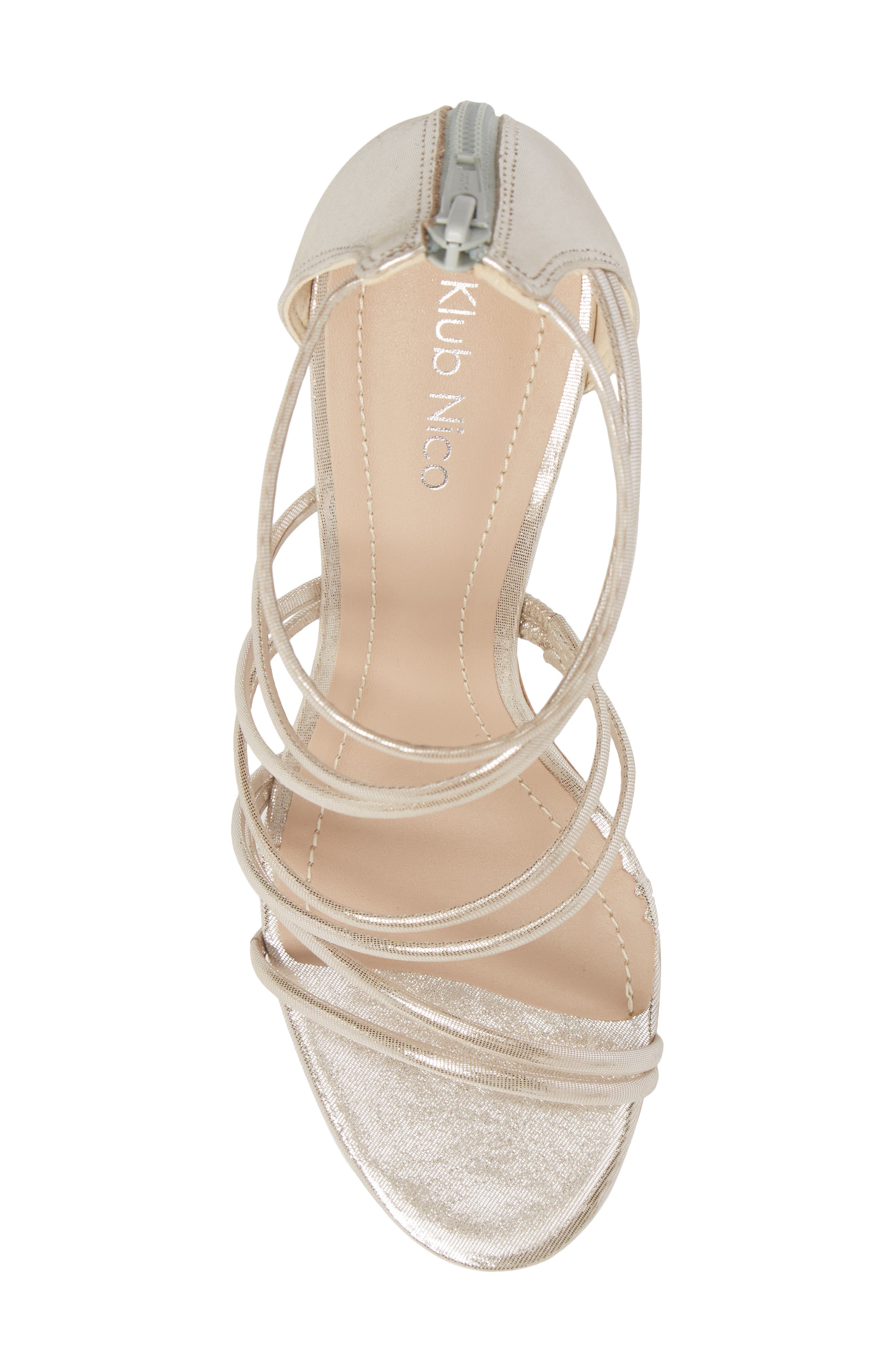 Ashton Sandal, Alternate, color, SILVER GLOSS LEATHER