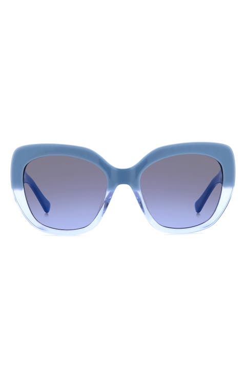 winslet 55mm gradient round sunglasses