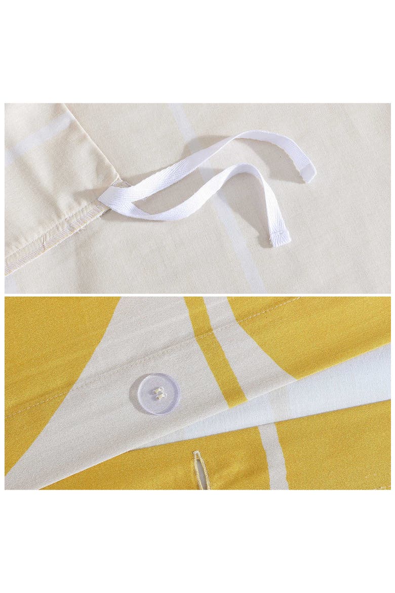 300 Thread Count Unikko Duvet Cover & Shams Set, Alternate, color, OPEN MEDIUM YELLOW