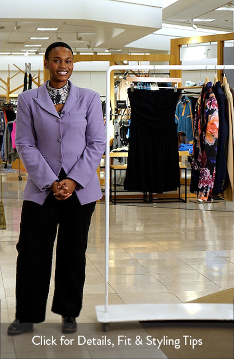 Rashida Strapless Minidress, sales video thumbnail