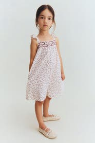 H&M Floral-print Cotton Romper Suit